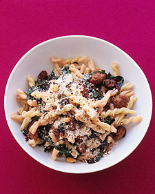 Fast & Easy Dinner: Gemelli With Sausage and Swiss Chard