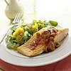 Fast & Easy Dinner: Broiled Salmon with Olive Tomato Vinaigrette