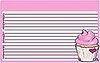 Yummy Link: Cute Cupcake Recipe Cards