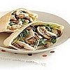 Fast & Easy Dinner: Chicken Pita with Mushrooms and Arugula
