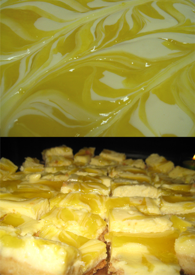 A Delicious Dessert: Lemon Ripple Cheesecake A Delicious Dessert: Lemon Ripple Cheesecake
