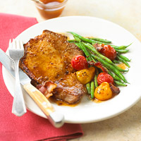 Fast & Easy Dinner: Pork Chops Primavera