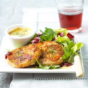 Fast & Easy Dinner: Salmon-Potato Cakes