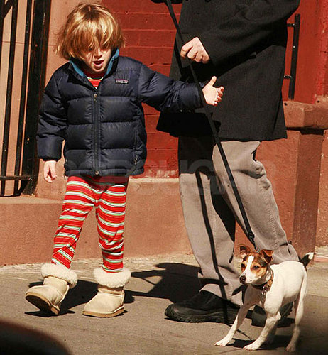 In the Spotlight: James Wilkie Broderick... With Dog! 