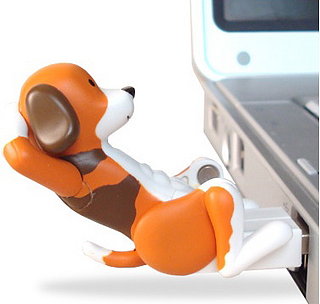 USB Exercising Dog: At Least Someone's Working Out