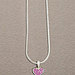 Lagos Pink Sapphire Heart Necklace ($175)