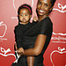 Kim Porter and One of Her Twin Girls
