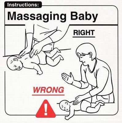 Massaging Baby Massaging Baby