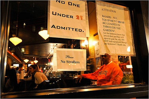 Bars Ban Strollers