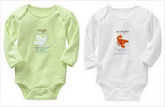 Baby Gap Zodiac Onesies