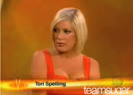 Tori Spelling on The View Tori Spelling on The View