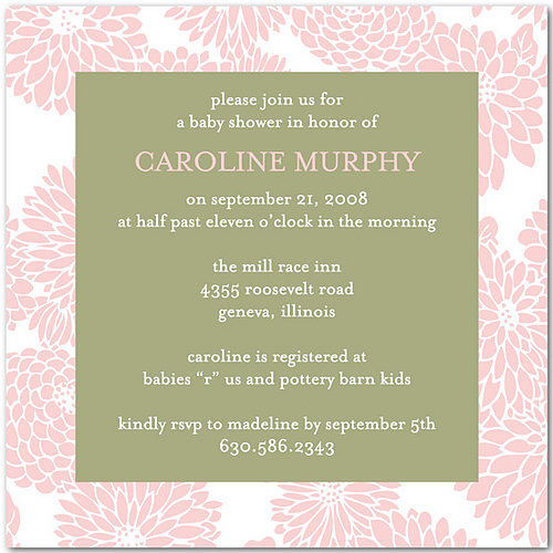 Tiny Prints Baby Shower Invitations