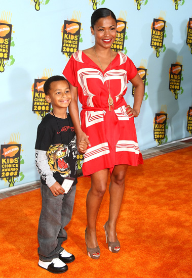 Nia Long and son Massai at Nickelodeon Kids' Choice Awards. Nia Long and son Massai at Nickelodeon Kids' Choice Awards.