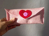 Valentine's candy bar cozy