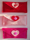 Valentine's candy bar cozies