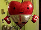 Aaron got me a singing balloon for Valentine's Day