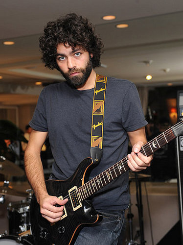 Actor Adrian Grenier, his band The Honey Brothers and Frank Zambrelli of LEIBER Luxury Brand attend the LEIBER 45TH Anniversary 