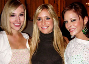 Laguana Beach's Kristin Cavallari host a luncheon and dishes dirt on filming short for Entourage's Kevin Connolly 
