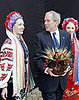 George Bush Visits Eastern Europe