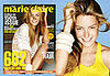 Jennifer Hawkins without makeup in Marie Claire