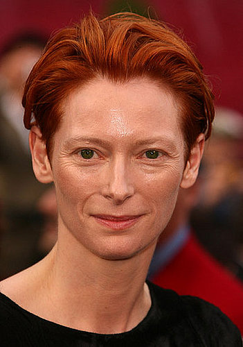 Tilda Swinton at the Oscars: hair and makeup