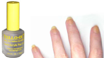yellow nails