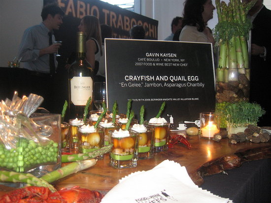 Gavin Kaysen's Crayfish and Quail Egg