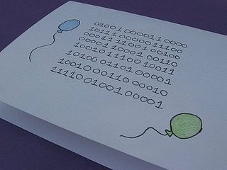 Binary Birthday Cards: Totally Geeky or Geek Chic?