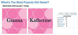 Play Our Which Girl's Name Is More Popular? Game!