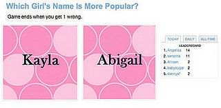 Play Our Which Girl's Name Is More Popular? Game!