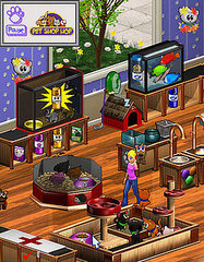 Sneak peek at the online game Pet Shop Hop™