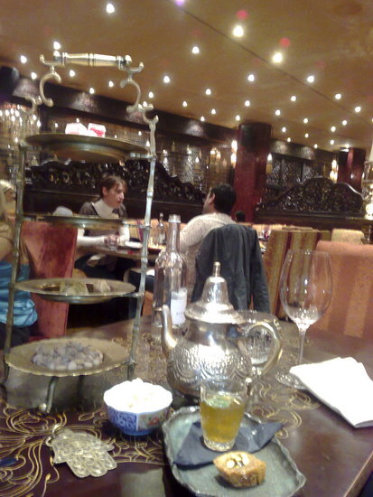 Mint tea & Arabic sweets & Turkish Delights