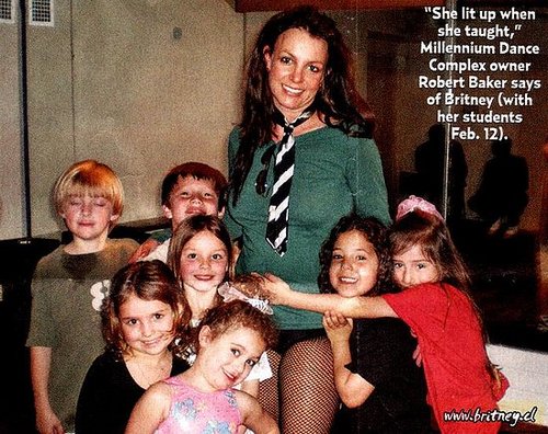 Picture Of Britney Teaching Kids At Millenium