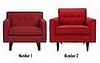Less or More: Rouge Armchairs