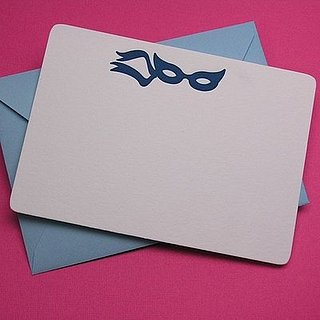 Etsy Find: Masked Set of Four Letterpress Cards