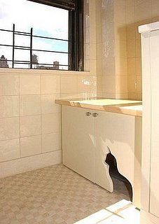 Cool Idea: A Kitty Litter Cabinet