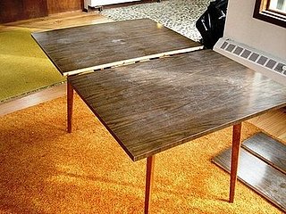 Before and After: Danny Seo's Veneer Strip Table