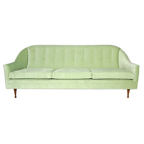 Crave Worthy: Paul McCobb Velvet Sofa