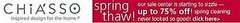 Sale Alert: Chiasso Spring Thaw