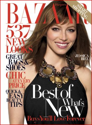 Jessica Biel on Harper's Bazaar