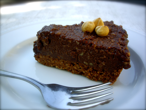 Nutella No Bake Frozen Pie