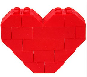 Pixelated Lego Heart Pin: Love It or Leave It? 