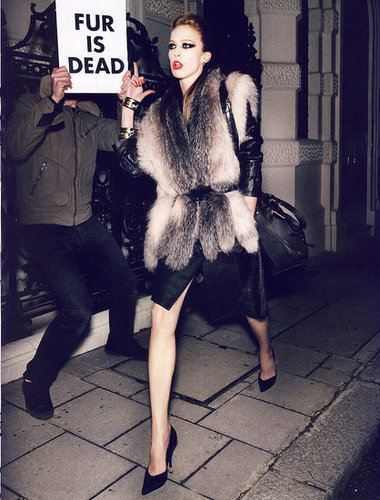 Paris Vogue's Carine Roitfeld Stands Up Against Anti-Fur