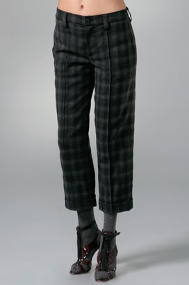 The Look For Less: Thakoon Plaid Crop Pant 