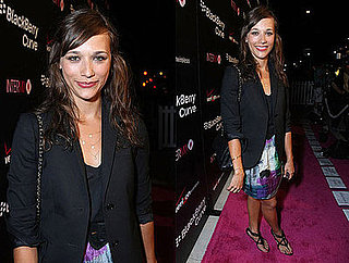 Actress Rashida Jones Attends the Launch Party For the New Pink BlackBerry Curve From Verizon Wireless at Intermix