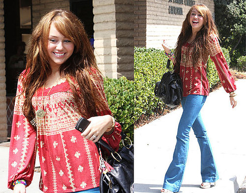 Miley Cyrus Hangs Out With Friends in LA