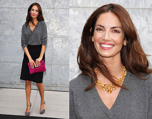 Eugenia Silva Attends Emporio Armani Spring/Summer 2009 Show in Milan