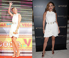 Who Wore It Better? White Pleated Fendi Dress 