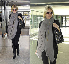 Gwyneth Paltrow Wears Bottega Veneta Boots at the Airport