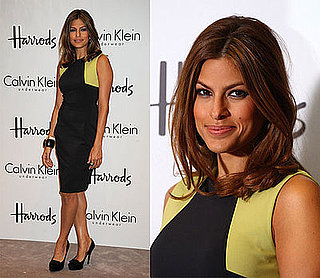 Eva Mendes in Calvin Klein Promoting Calvin Klein's New "Seductive Comfort" Bra Line